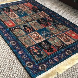 Handmade Silk Carpet “Union”